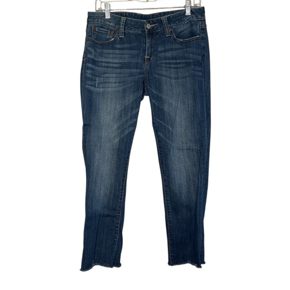 Lucky Brand Denim - Lucky Brand Women's Regular Inseam Vtg Straight Crop Low Rise Jeans Size 8